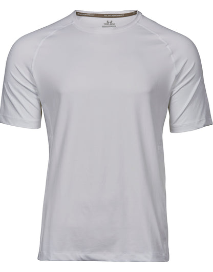 Tee Jays Mens CoolDry Tee TJ7020 - White - Customisable T-Shirts