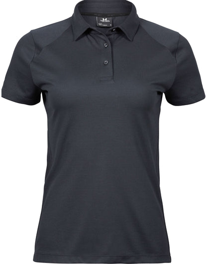 Tee Jays Ladies Luxury Sport Polo TJ7201 - Dark Grey - Customisable Polos