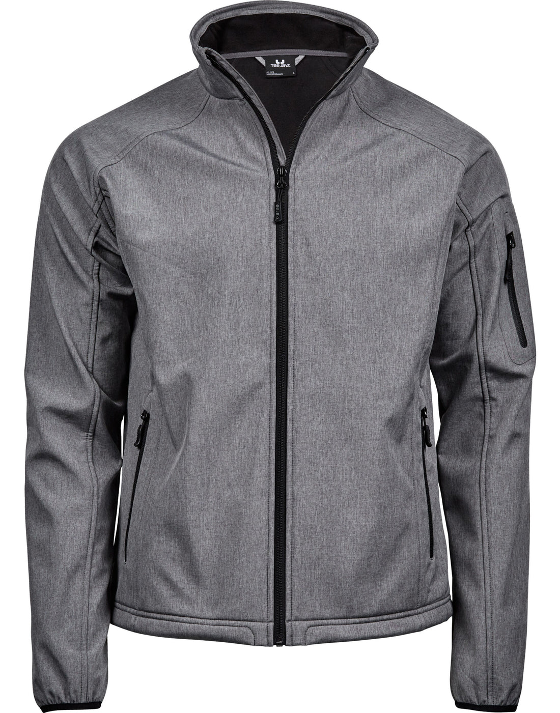 Tee Jays Mens Performance Softshell TJ9510 - Grey Melange - Customisable Softshell Jacket