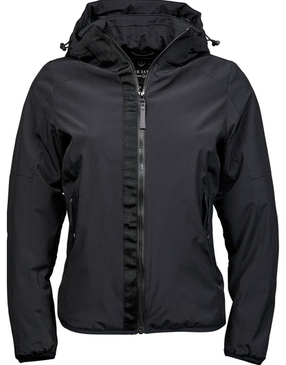 Tee Jays Womens Urban Adventure Jacket TJ9605 - Black - Customisable Softshell Jacket