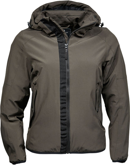Tee Jays Womens Urban Adventure Jacket TJ9605 - Dark Olive - Customisable Softshell Jacket