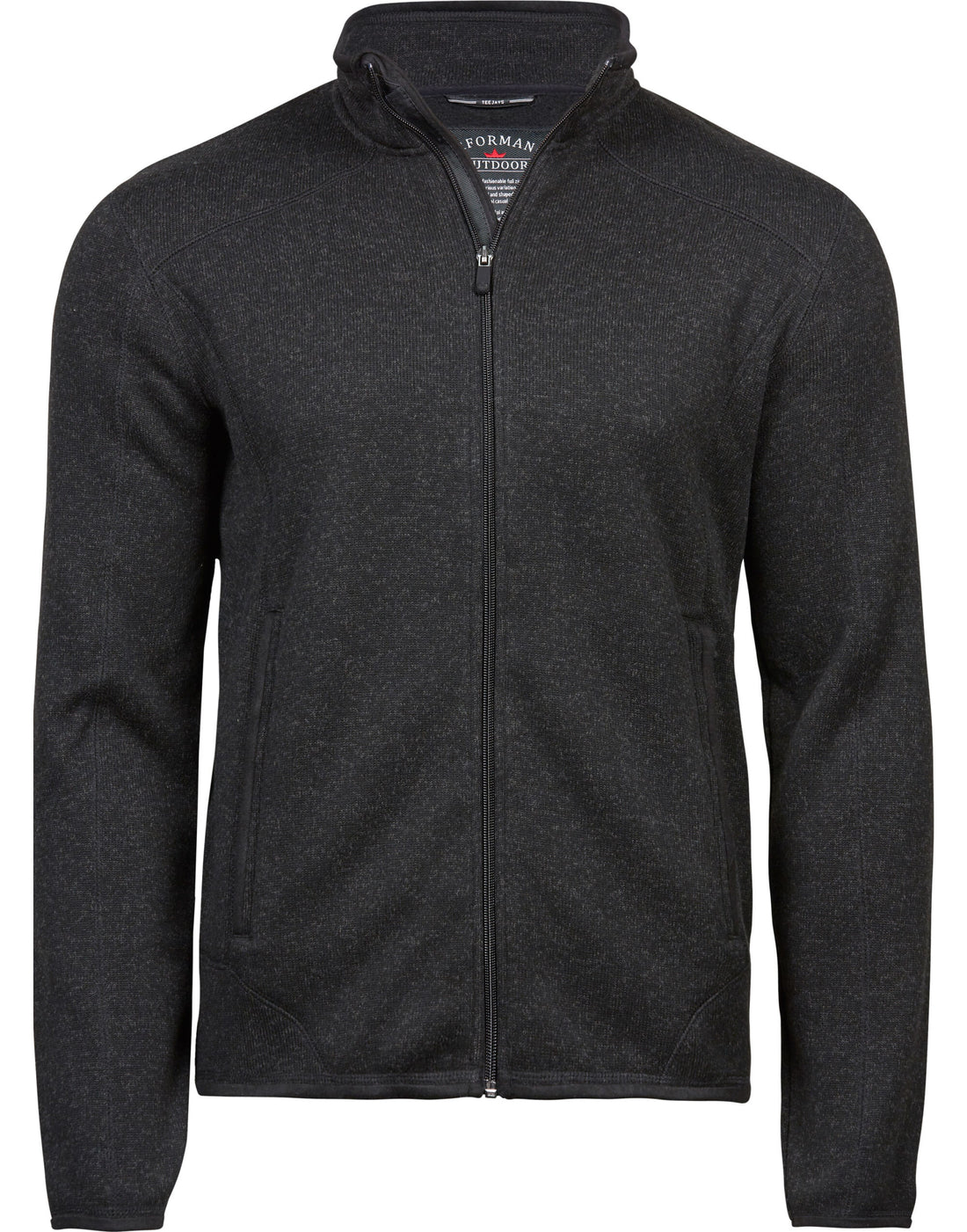 Tee Jays Mens Outdoor Fleece TJ9615 - Black - Customisable Fleece