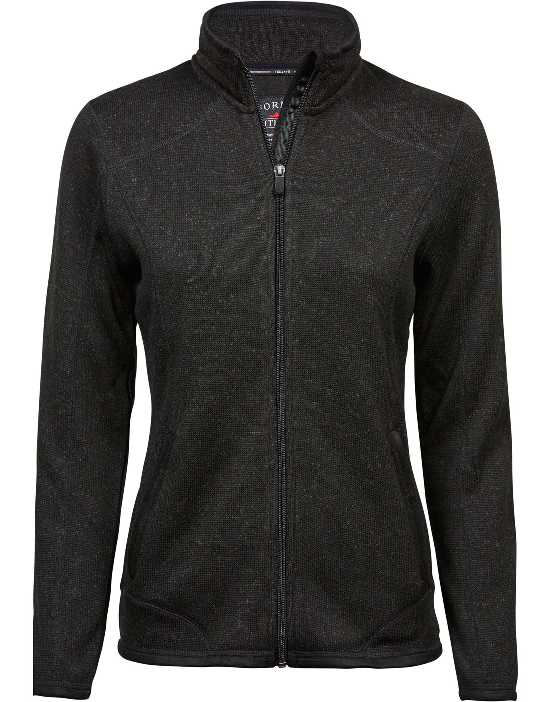 Tee Jays Ladies Outdoor Fleece TJ9616 - Black - Customisable Fleece