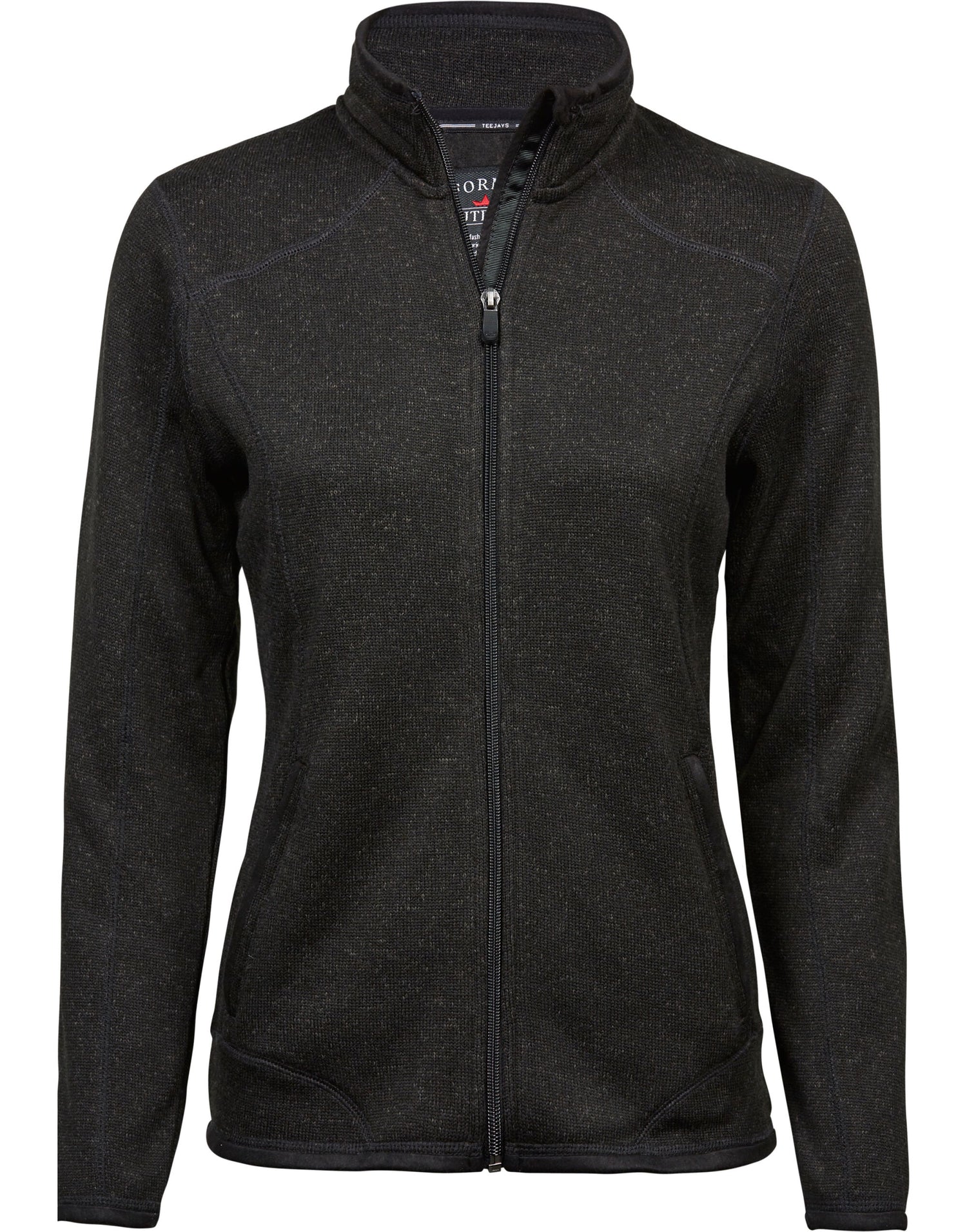Tee Jays Ladies Outdoor Fleece TJ9616 - Black - Customisable Fleece