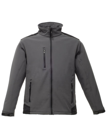 Regatta Professional Regatta Sandstorm Ripstop Softshell tra651 - Seal Grey Black - Customisable Jacket