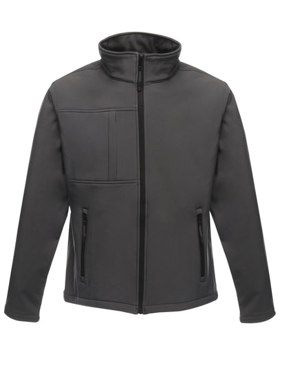 Regatta Professional Regatta Mens Octagon II Softshell TRA688 - Seal Grey Black - Customisable Softshell Jacket