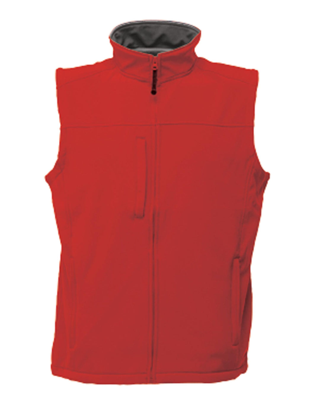 Regatta Professional Regatta Mens Flux Softshell Bodywarmer TRA788 - Classic Red Seal Grey - Customisable Bodywarmer