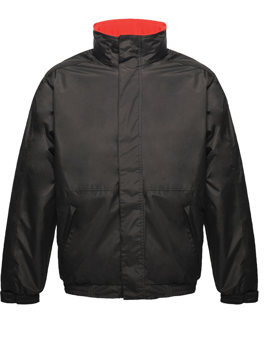 Regatta Professional Regatta Mens Dover Bomber Jacket TRW297 - Black Classic Red - Customisable Jackets