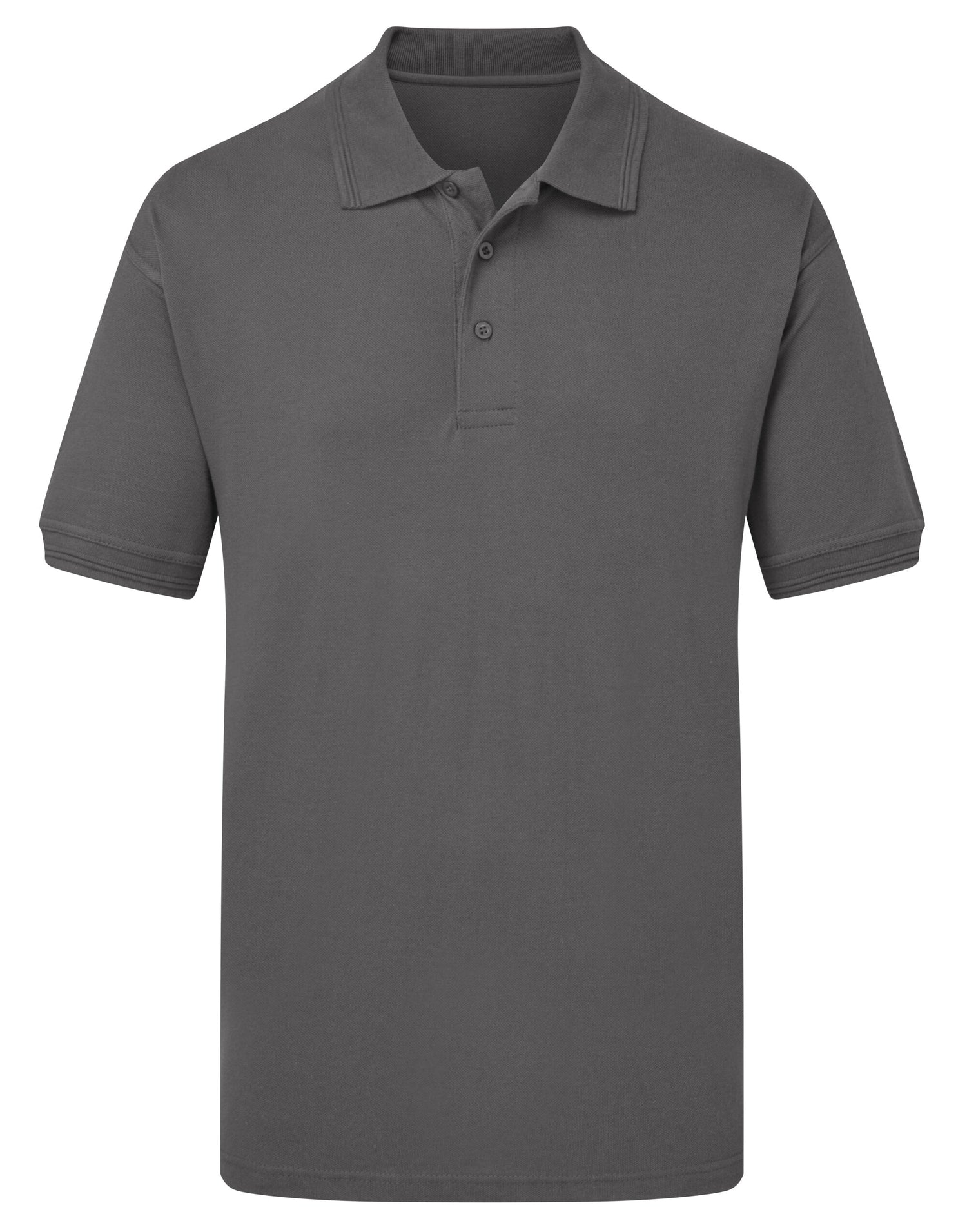 UCC Heavyweight Polo 004 UCC004 - Charcoal - Customisable Polos
