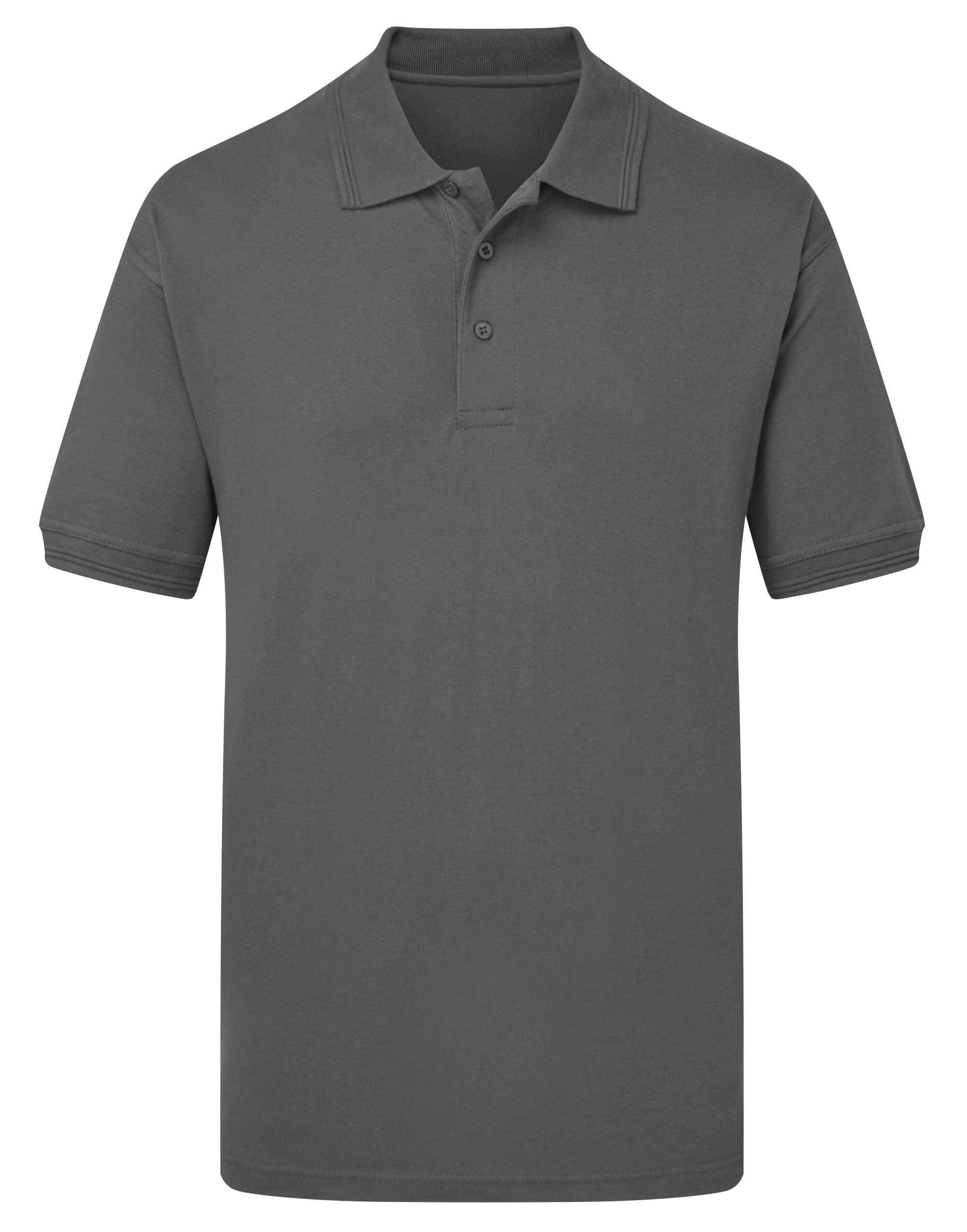 UCC Heavyweight Polo 004 UCC004 - Charcoal - Customisable Polos
