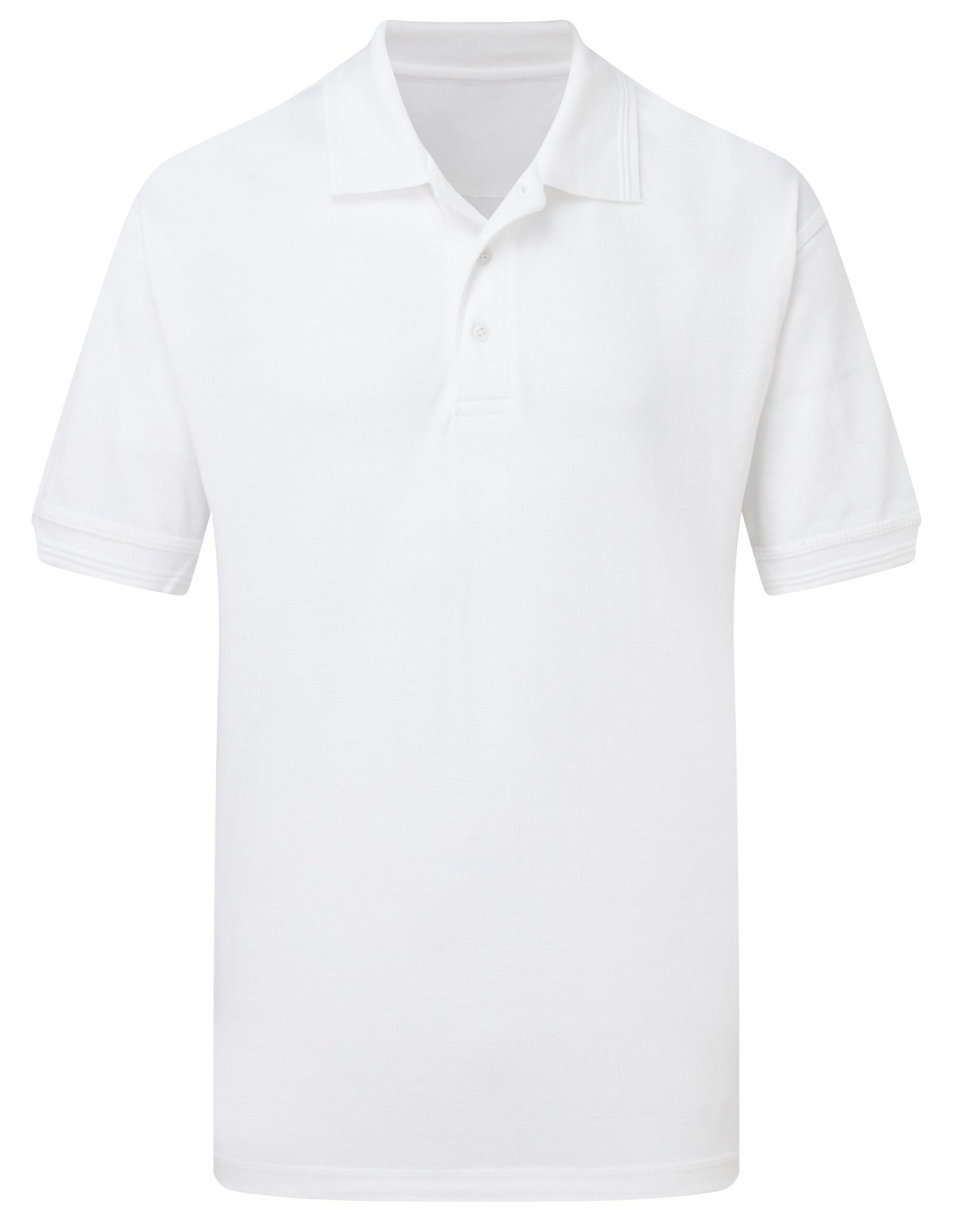 UCC Heavyweight Polo 004 UCC004 - White - Customisable Polos