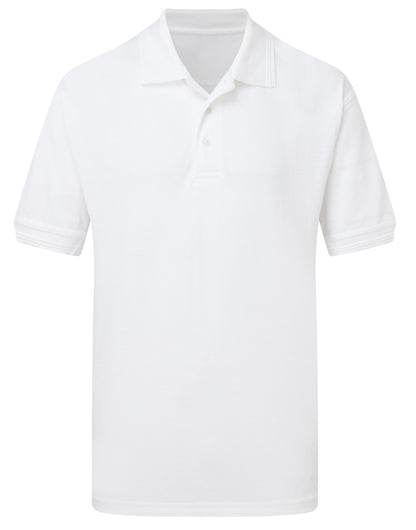 UCC Heavyweight Polo 004 UCC004 - White - Customisable Polos
