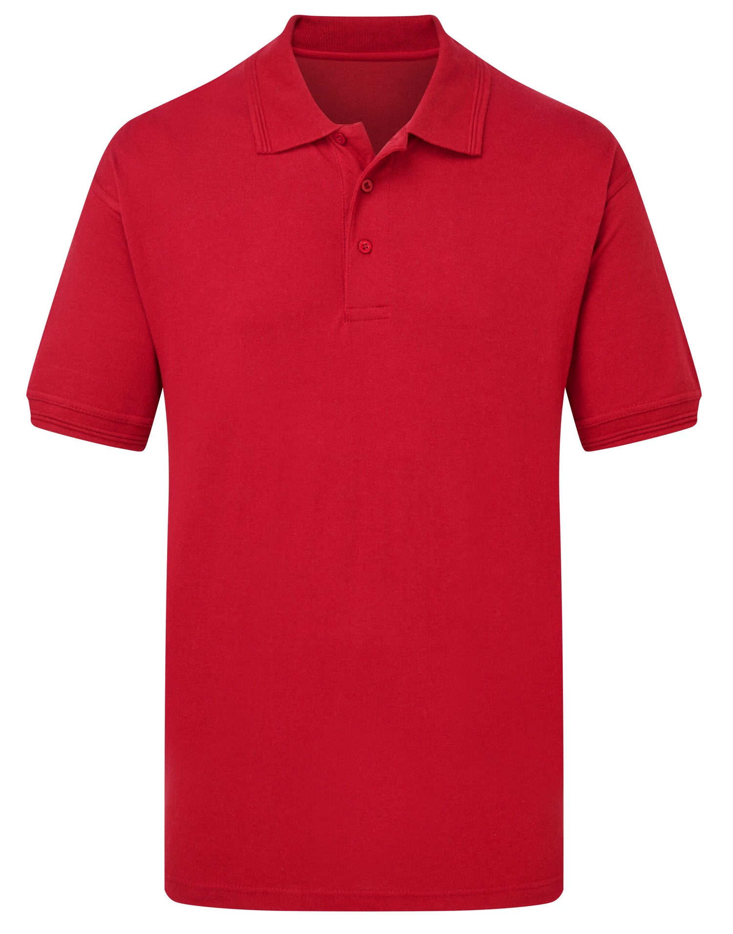 UCC Heavyweight Polo 004 UCC004 - Red - Customisable Polos