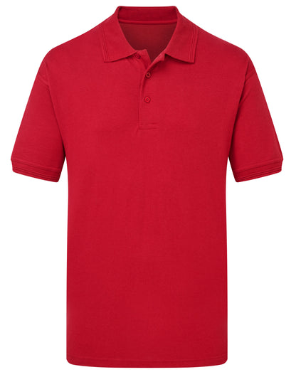 UCC Heavyweight Polo 004 UCC004 - Red - Customisable Polos