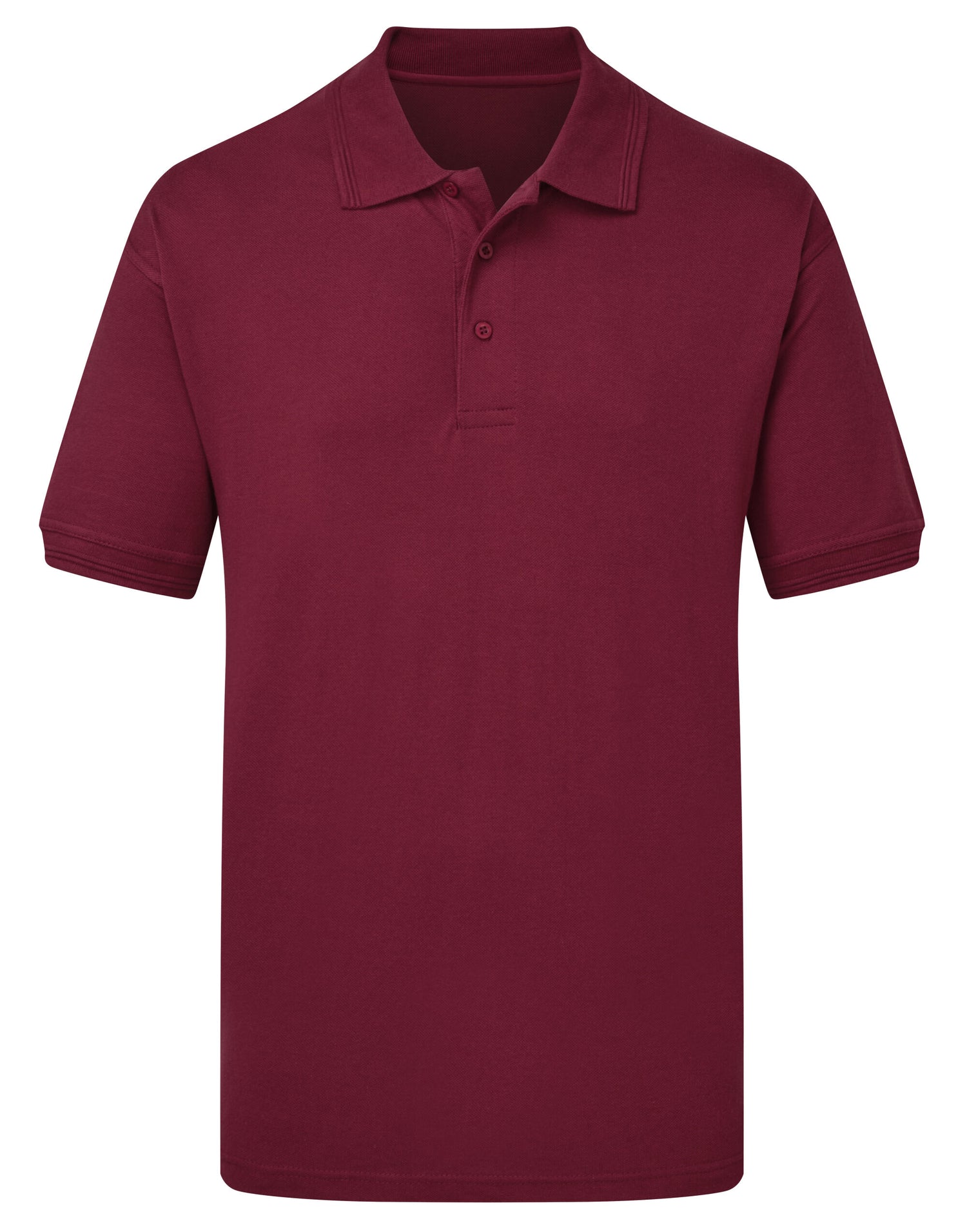UCC Heavyweight Polo 004 UCC004 - Burgundy - Customisable Polos