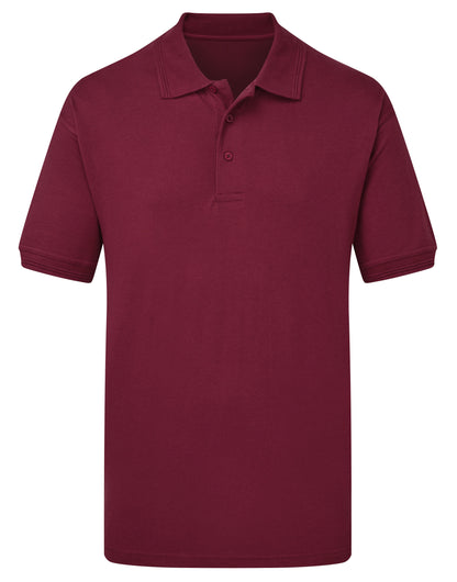 UCC Heavyweight Polo 004 UCC004 - Burgundy - Customisable Polos