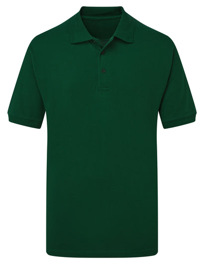 UCC Heavyweight Polo 004 UCC004 - Bottle Green - Customisable Polos