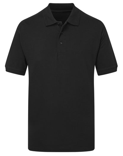 UCC Heavyweight Polo 004 UCC004 - Black - Customisable Polos