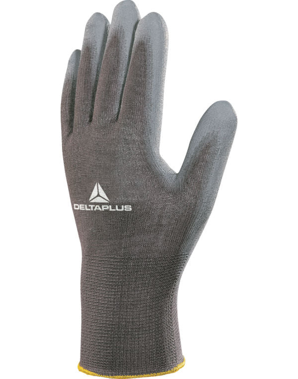 Delta Plus Polyester Knitted Gloves VE702PG - Grey - Customisable Gloves