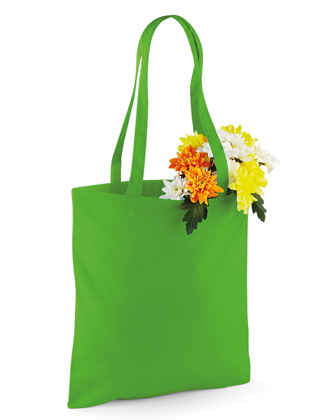 Westford Mill Bag for Life Long Handles w101 - Apple Green O S - Customisable Bags
