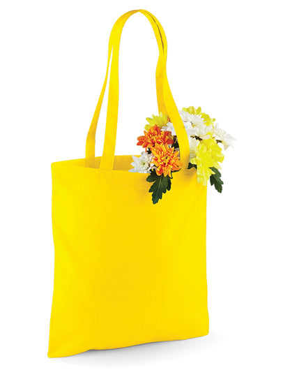 Westford Mill Bag for Life Long Handles w101 - Yellow O S - Customisable Bags