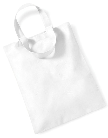 Westford Mill Mini Bag for Life w104 - White O S - Customisable Bags