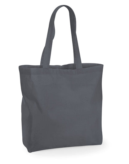 Westford Mill Maxi Bag For Life w125 - Graphite O S - Customisable Bags