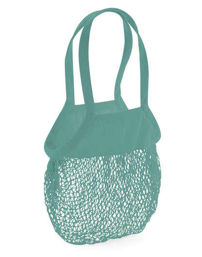 Westford Mill Organic Mesh Grocery Bag w150 - Sage O S - Customisable Bags