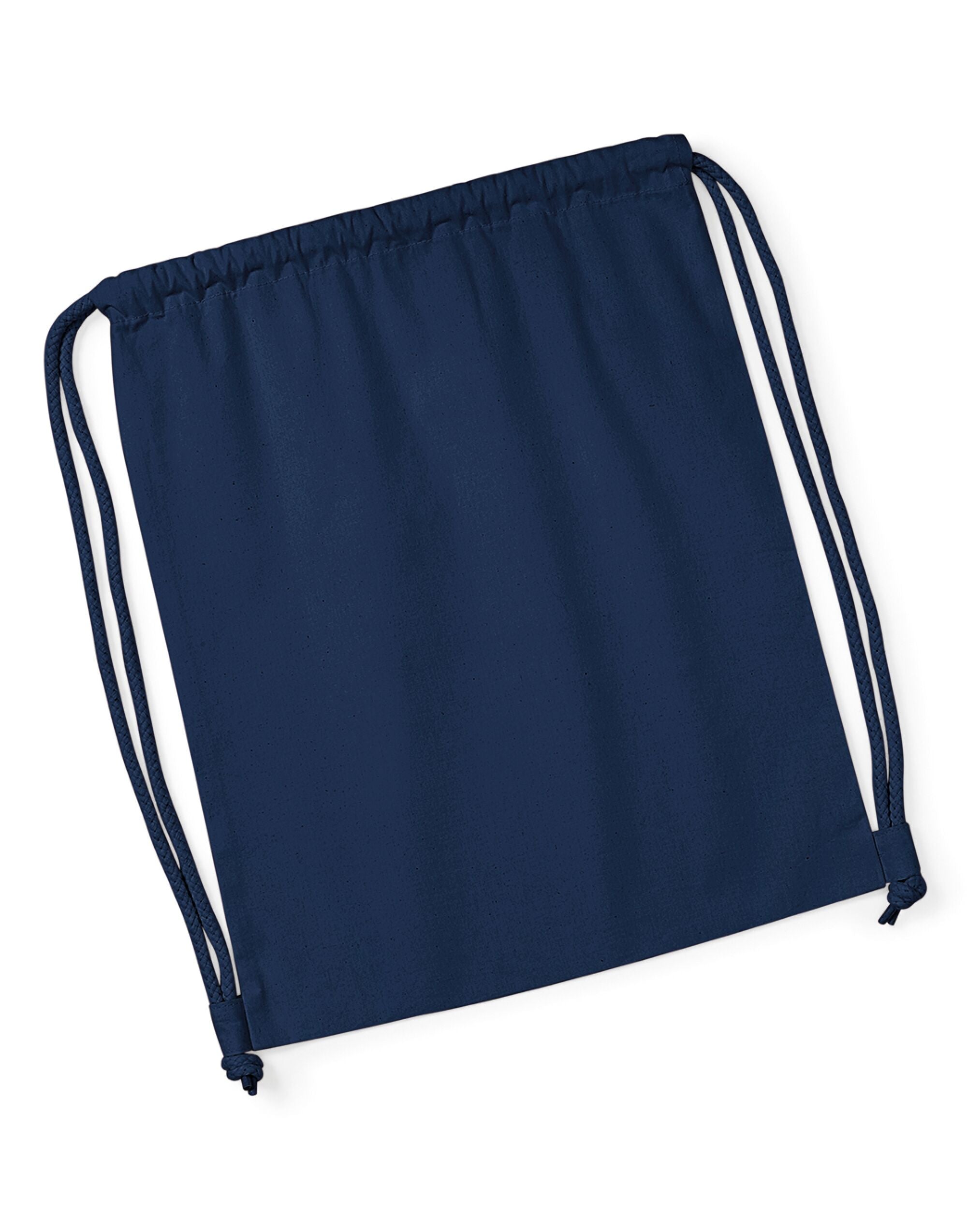 Westford Mill Organic Premium Cotton Gym w260 - French Navy O S - Customisable Bags