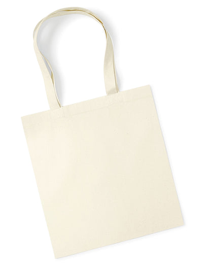 Westford Mill Organic Premium Cotton Tot w261 - Natural O S - Customisable Bags