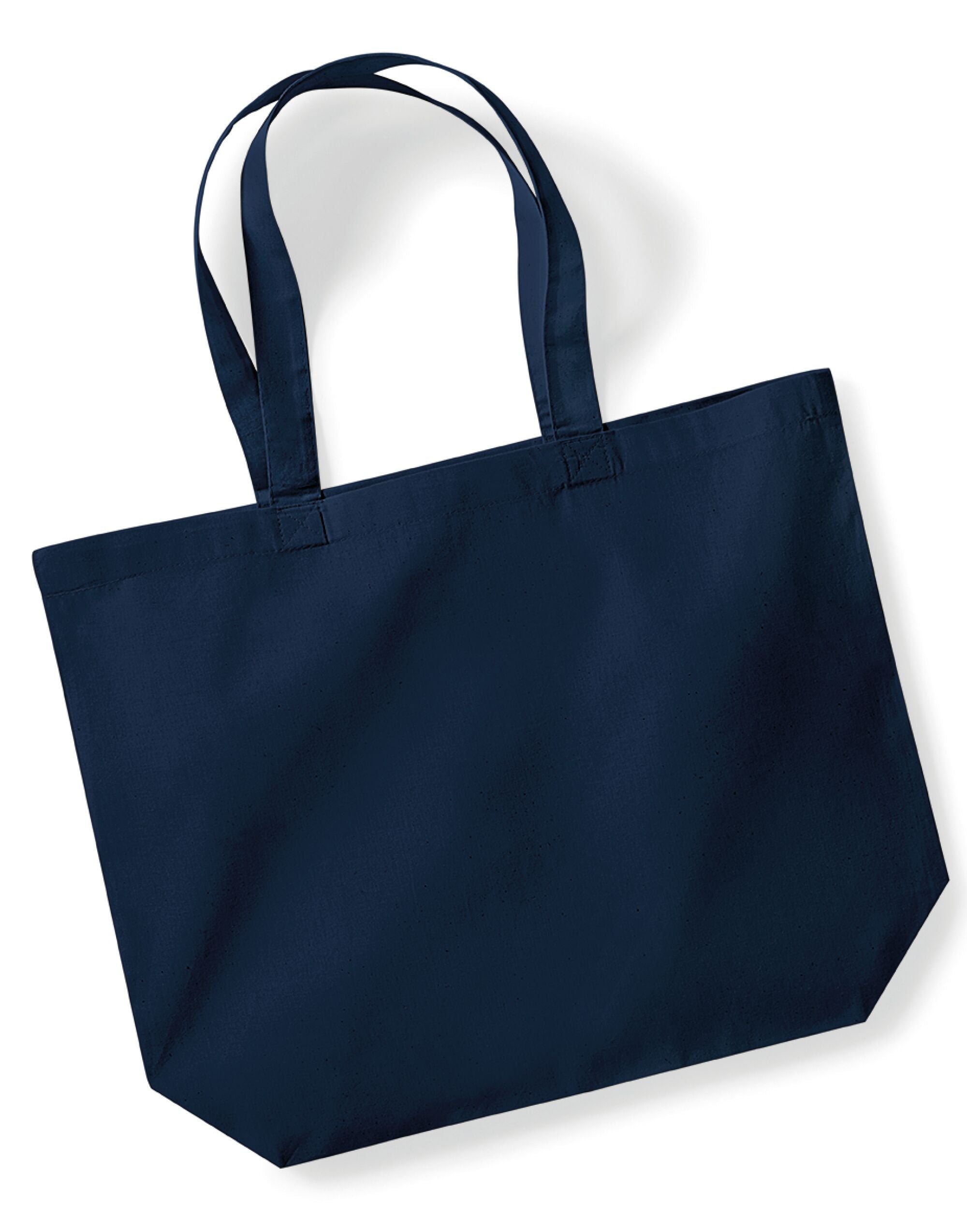 Westford Mill Organic Premium Maxi Tote w265 - French Navy O S - Customisable Bags