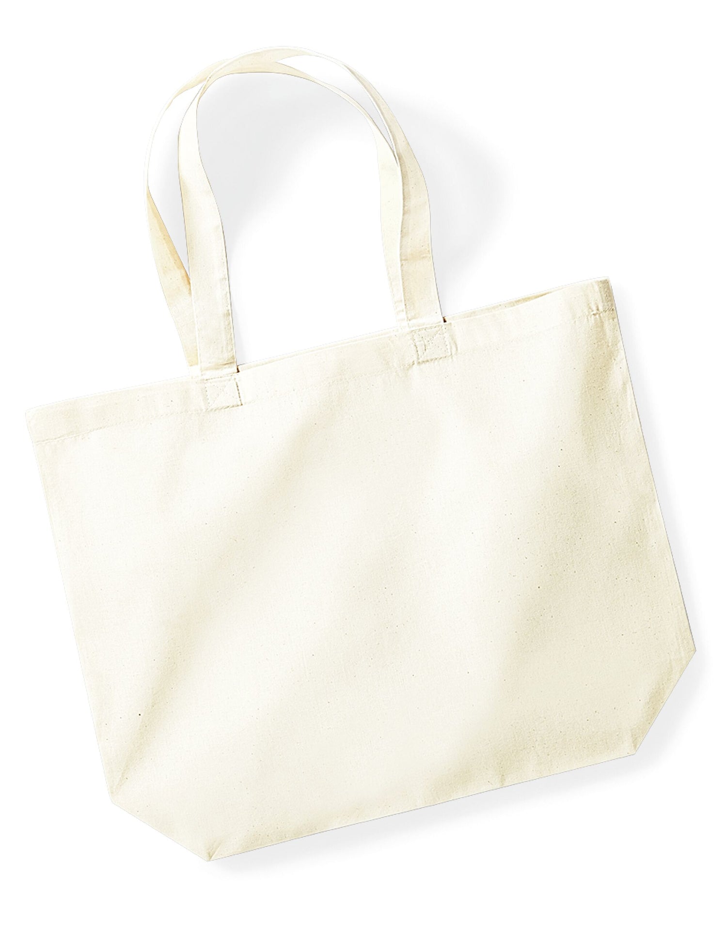 Westford Mill Organic Premium Maxi Tote w265 - Natural O S - Customisable Bags
