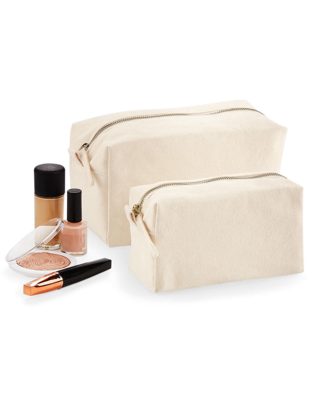 Westford Mill Canvas Accessory Case w552 - Natural - Customisable Bags