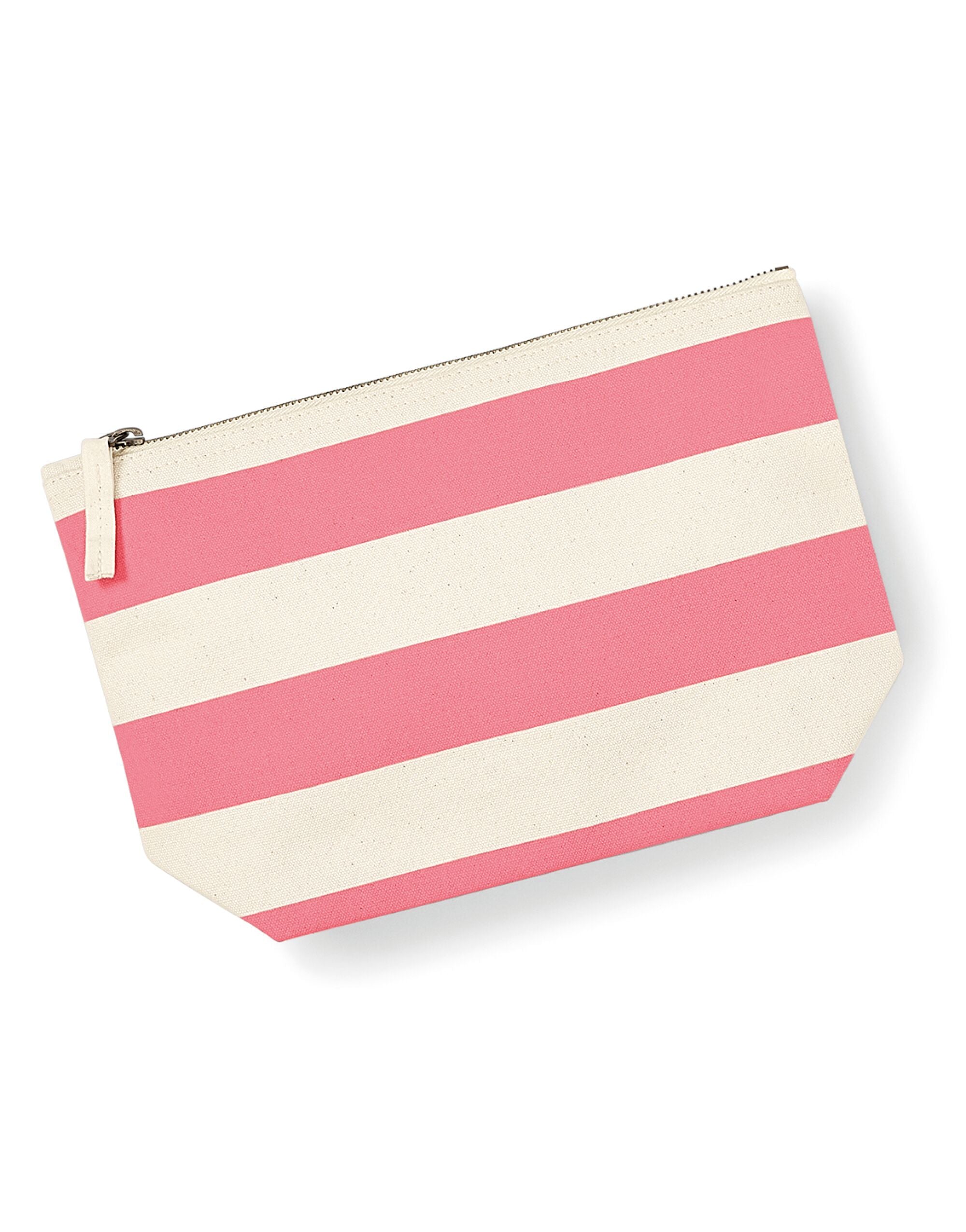 Westford Mill Nautical Accessory Bag w684 - Natural Pink O S - Customisable Bags