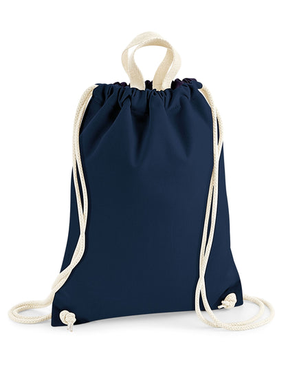 Westford Mill Nautical Gymsac w686 - French Navy O S - Customisable Bags