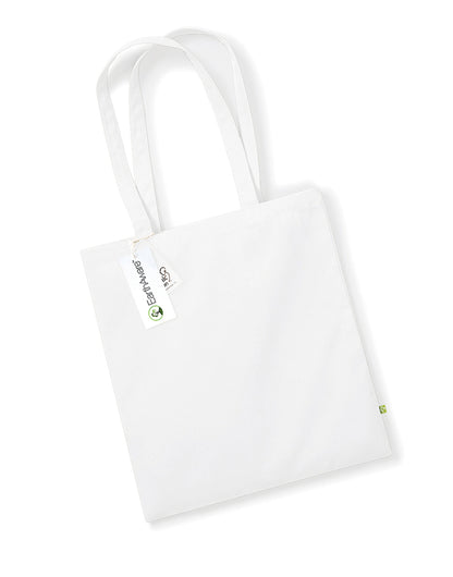Westford Mill EarthAware Organic BFL w801 - White O S - Customisable Bags