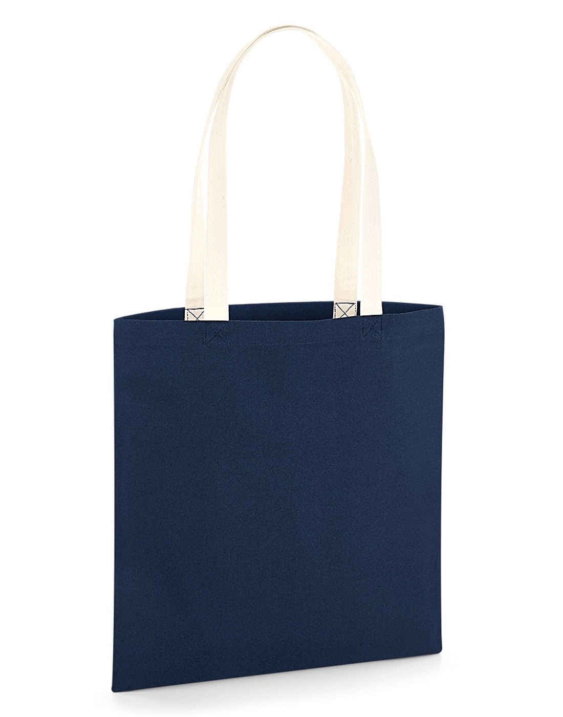 Westford Mill EarthAware Organic BFL W801C - French Navy Natural O S - Customisable Bags