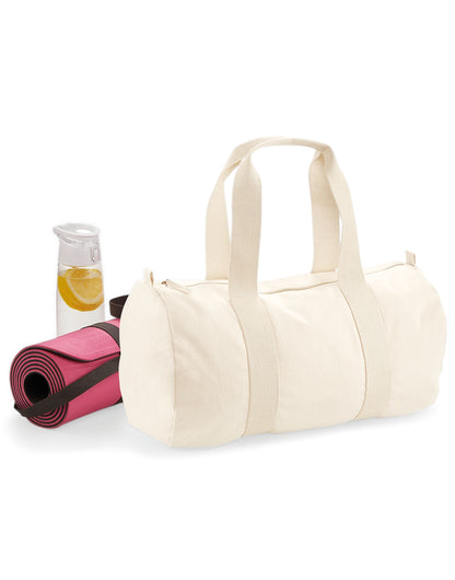 Westford Mill EAware Organic Barrel Bag w814 - Natural O S - Customisable Bags