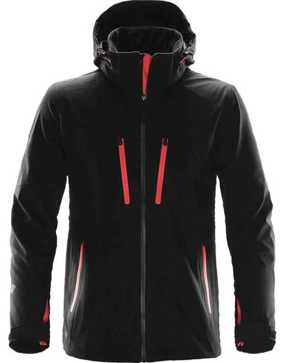 Stormtech Mens Patrol Softshell xb-3 - Black Bright Red - Customisable Jacket