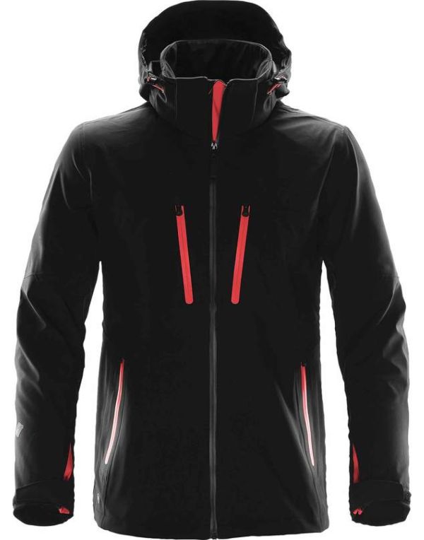 Stormtech Mens Patrol Softshell xb-3 - Black Bright Red M - Customisable Jacket