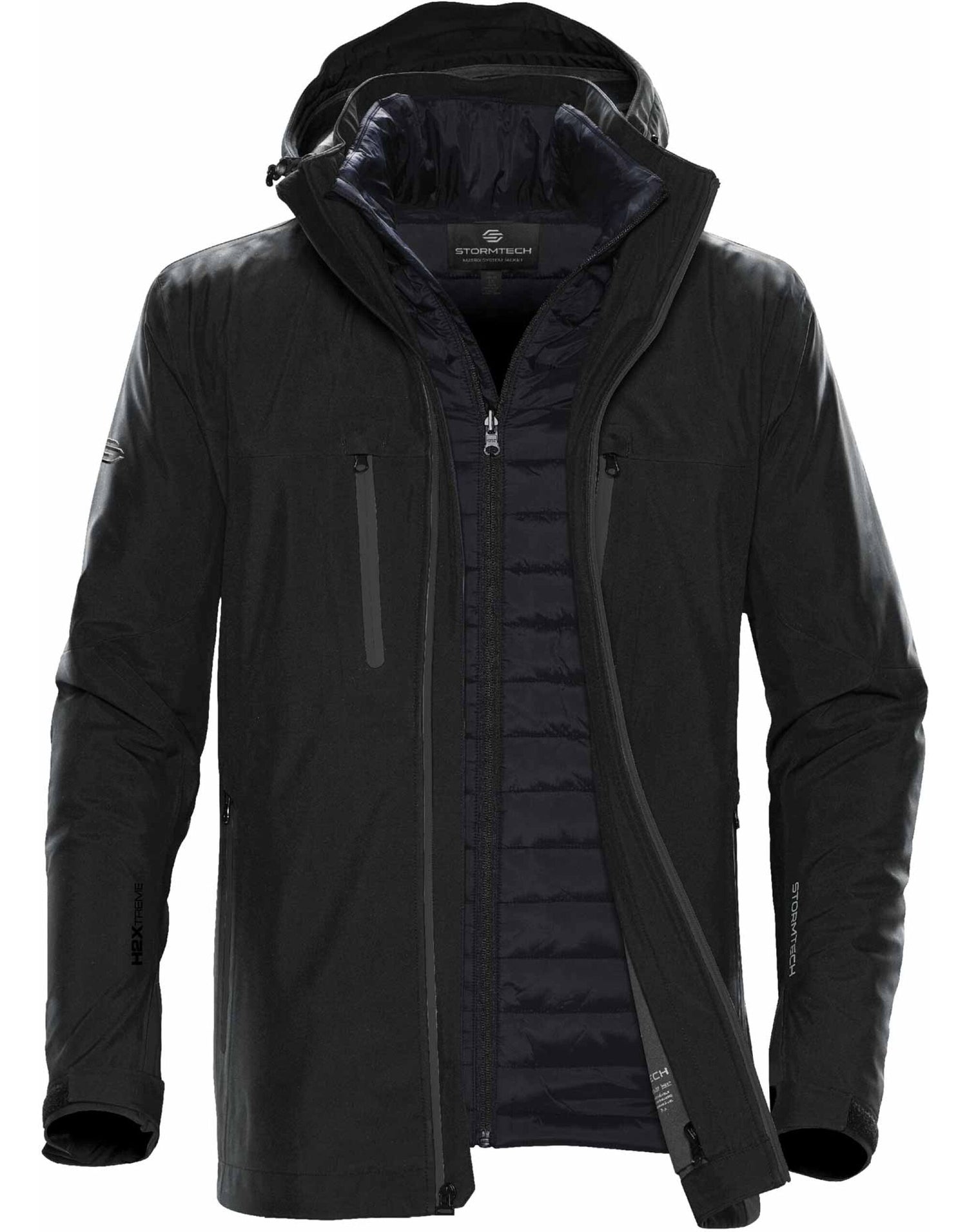 Stormtech Mens Matrix System Jacket XB4 XB-4 - Black Carbon - Customisable Jacket
