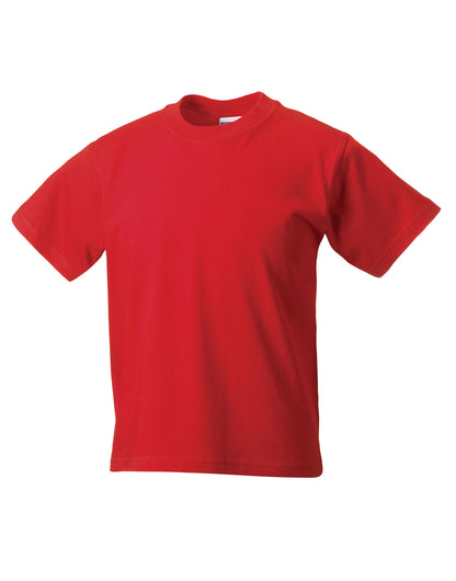 Russell Short Sleeve Kids Authentic Classic T-Shirt ZT180B - Bright Red - Customisable T-Shirts