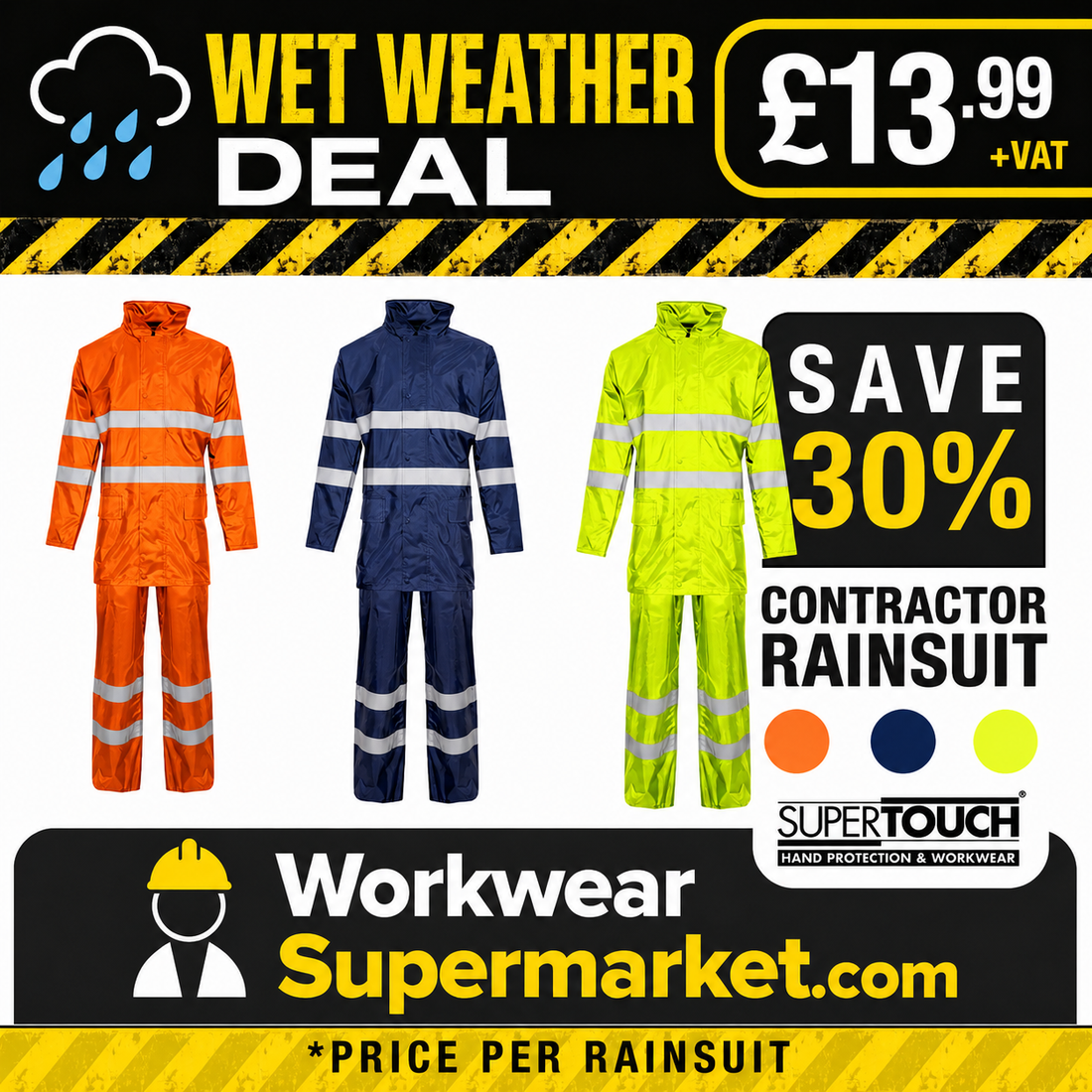 Supertouch Contractor Rainsuit - H143