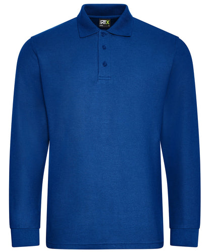ProRTX Pro long sleeve polo RX102 - Royal Blue - Customisable Polo Shirts