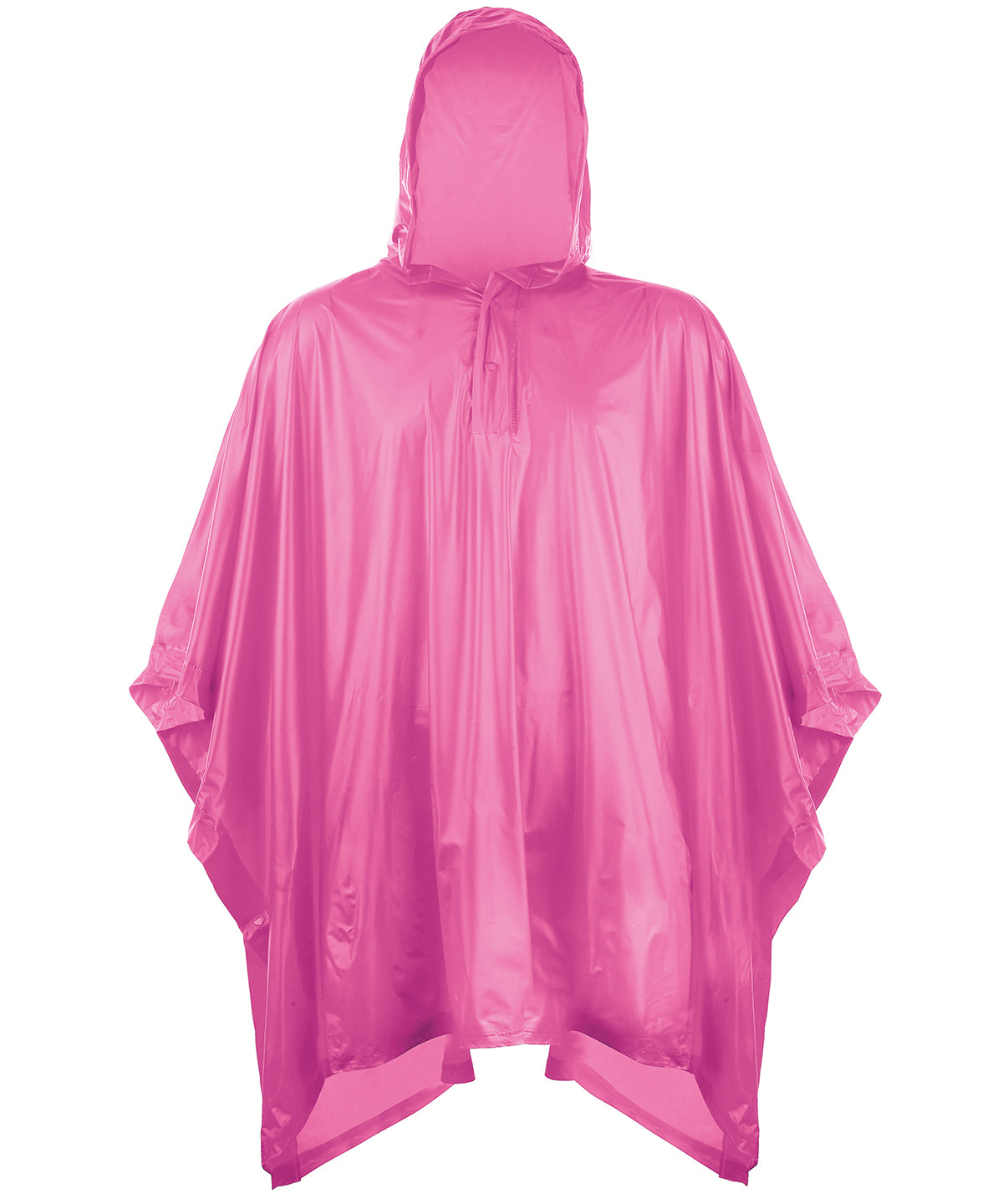 Kids plastic poncho - Splashmacs - SC019 - Fuchsia One Size - Customisable Ponchos