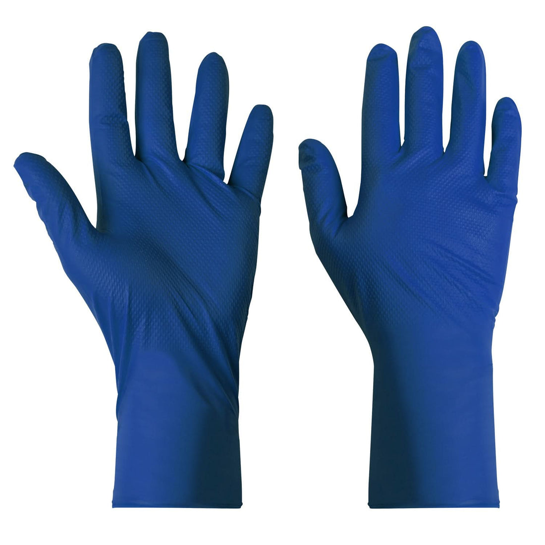 Supertouch Diamond Grip Nitrile Gloves - D84 - Blue - Customisable Disposable gloves