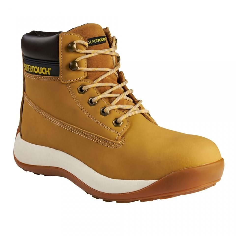 Supertouch - XLP30 Steel Toe Cap S3 Honey Safety Boot - SFW-051509 - Honey - Customisable Trades Boot