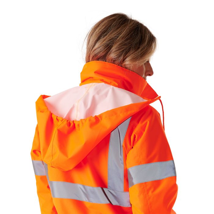 Supertouch - Ladies Hi Vis Orange Kamela Padded Jacket - HV301 - - Customisable Jacket