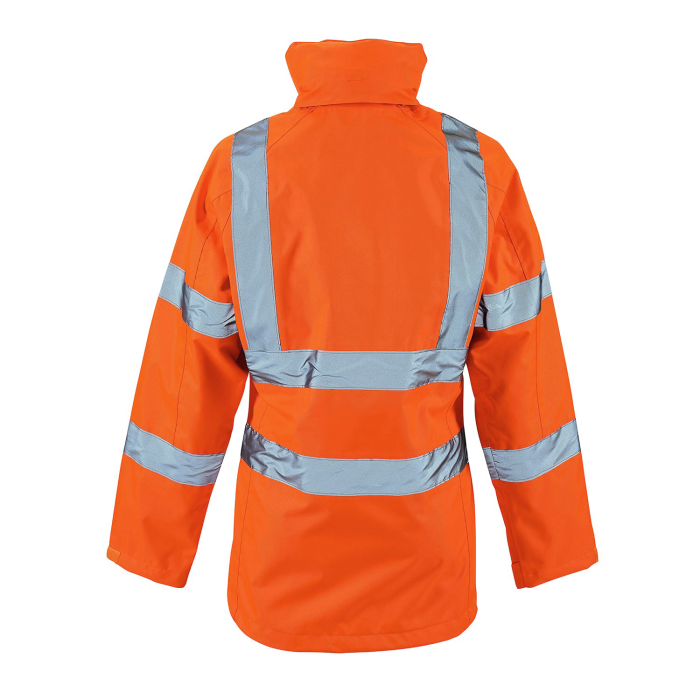 Supertouch - Ladies Hi Vis Orange Kamela Padded Jacket - HV301 - - Customisable Jacket