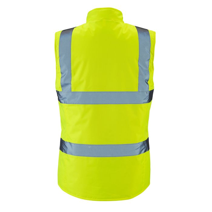 Supertouch - Ladies Hi Vis Yellow Anjali Body Warmer - HV304 - - Customisable Jacket
